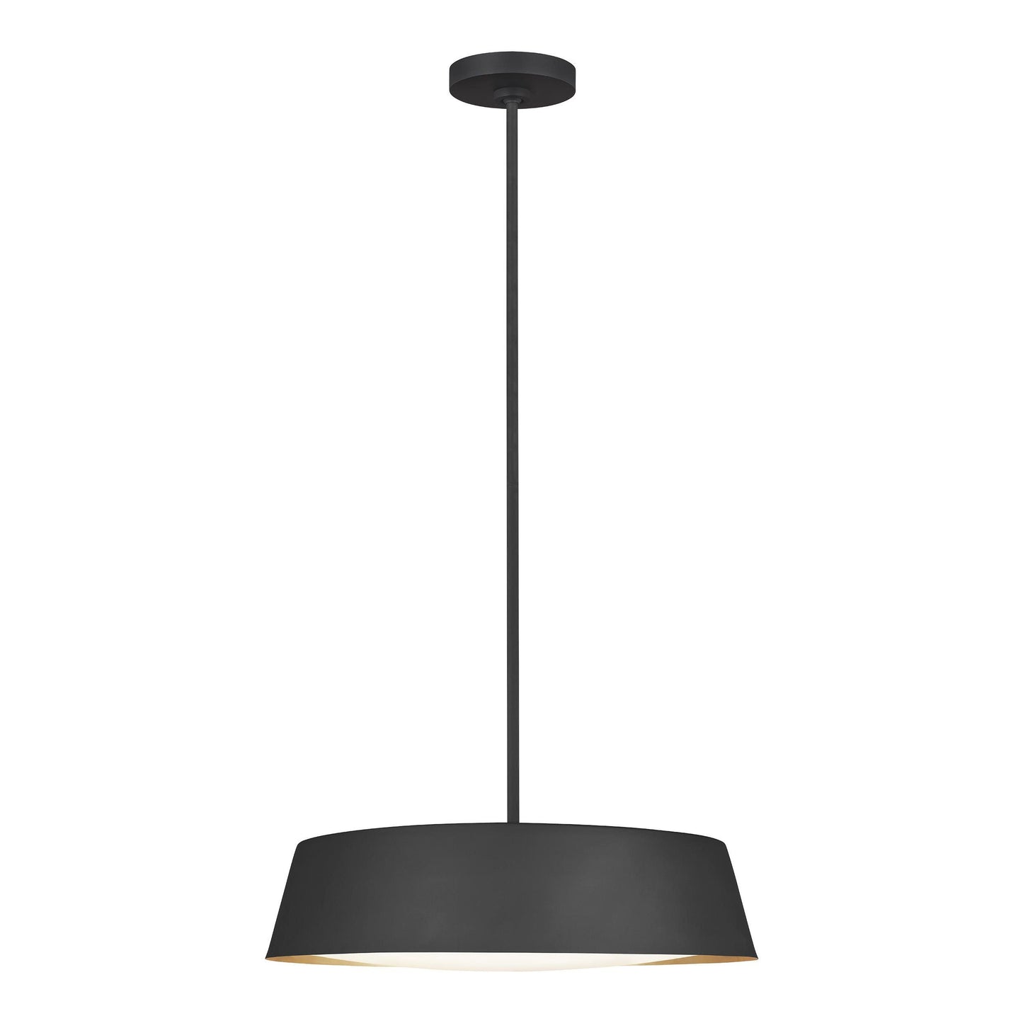 Asher Pendant Light in Midnight Black.