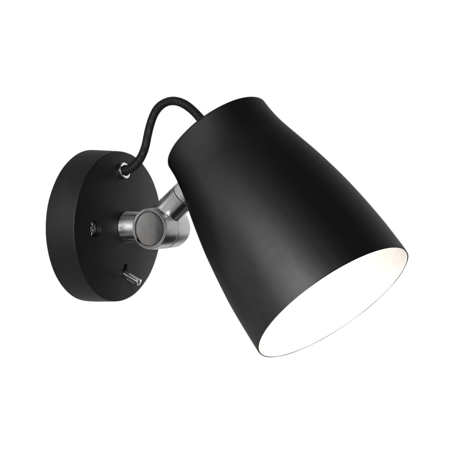 Atelier Wall Light in Matt Black.