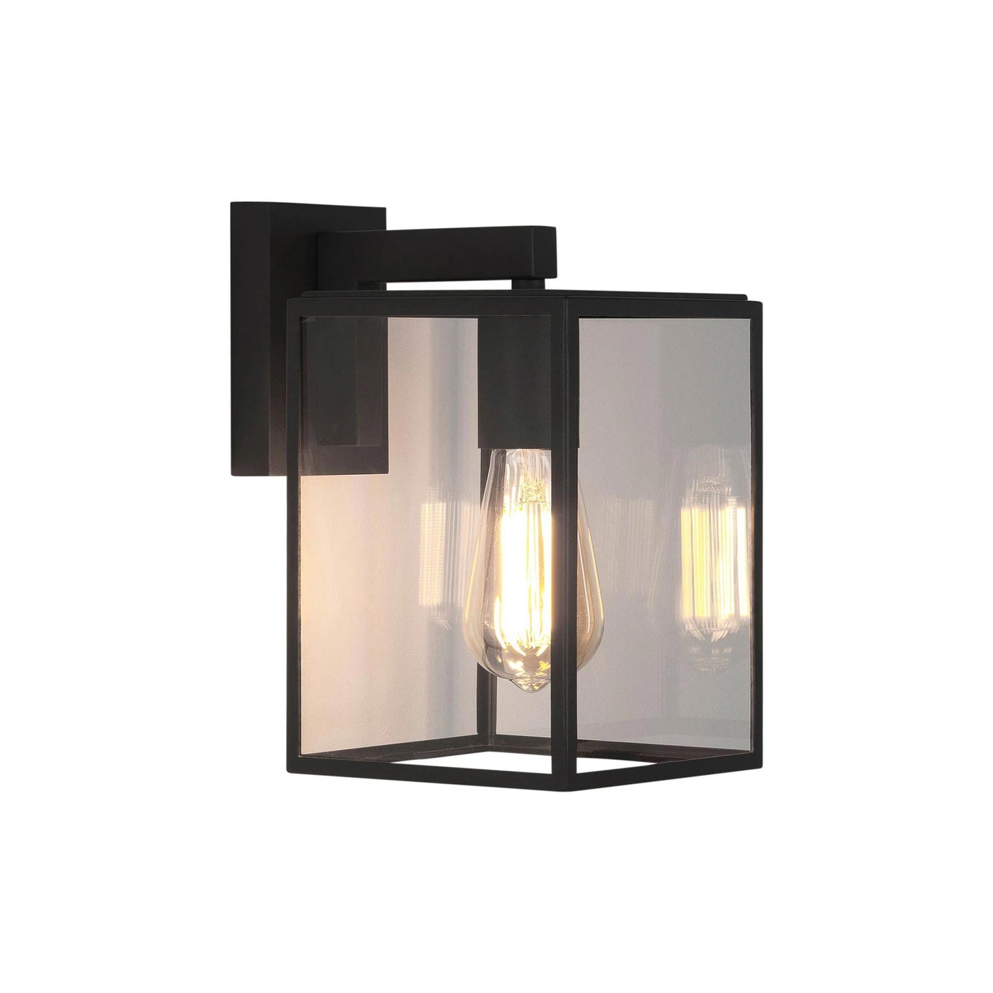 Box Lantern Outdoor Wall Light (Small).