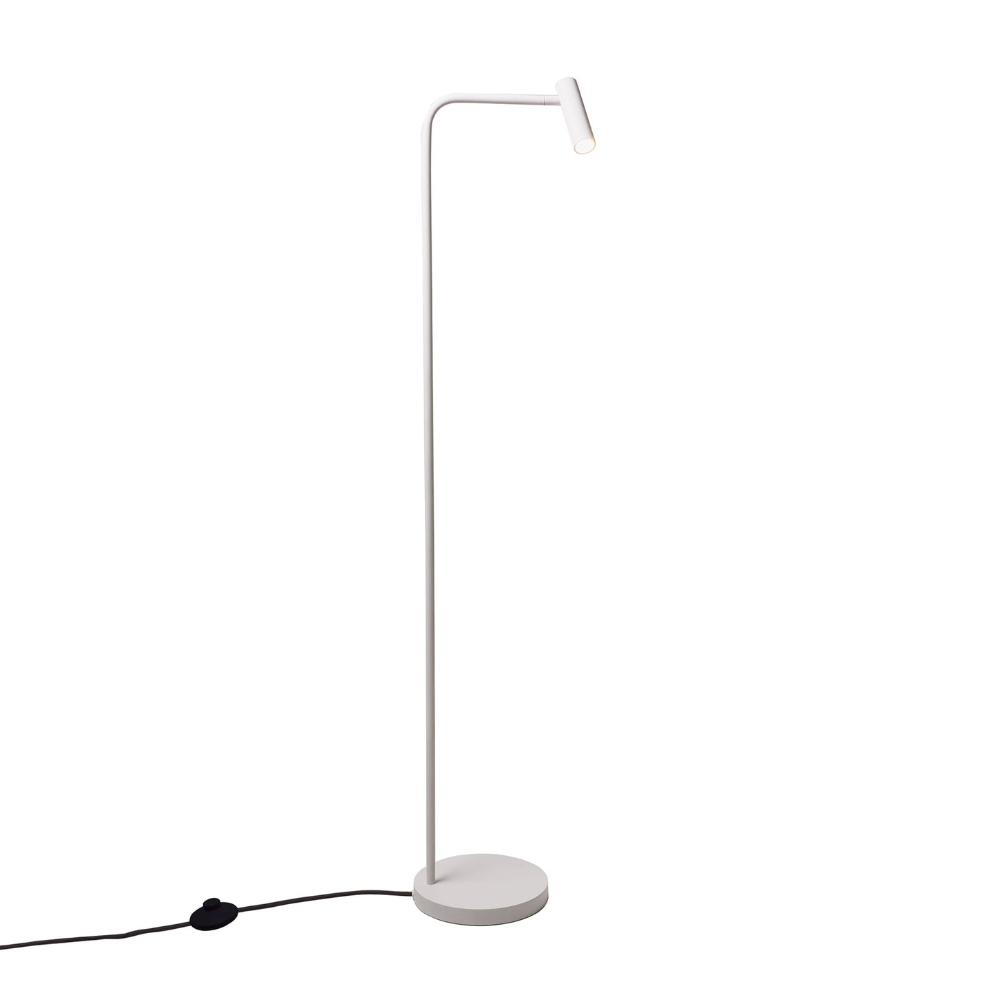 Enna LED Floor Lamp in Matt White.