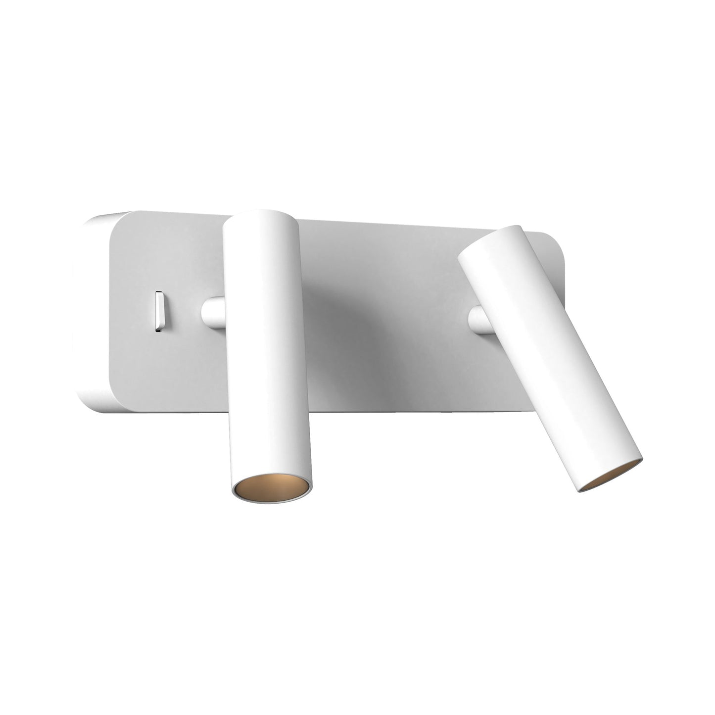 Enna Twin LED Wall Light in Matt White.