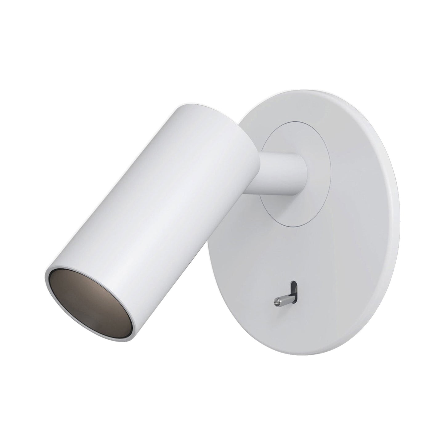 Micro Recess LED Wall Light in Matt White.