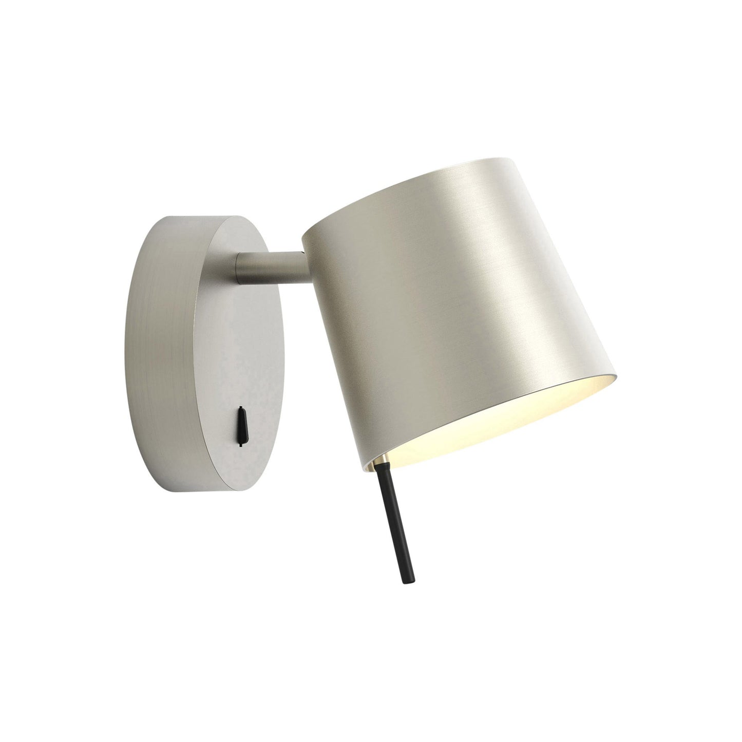 Miura LED Wall Light in Matt Nickel/Matt Nickel.