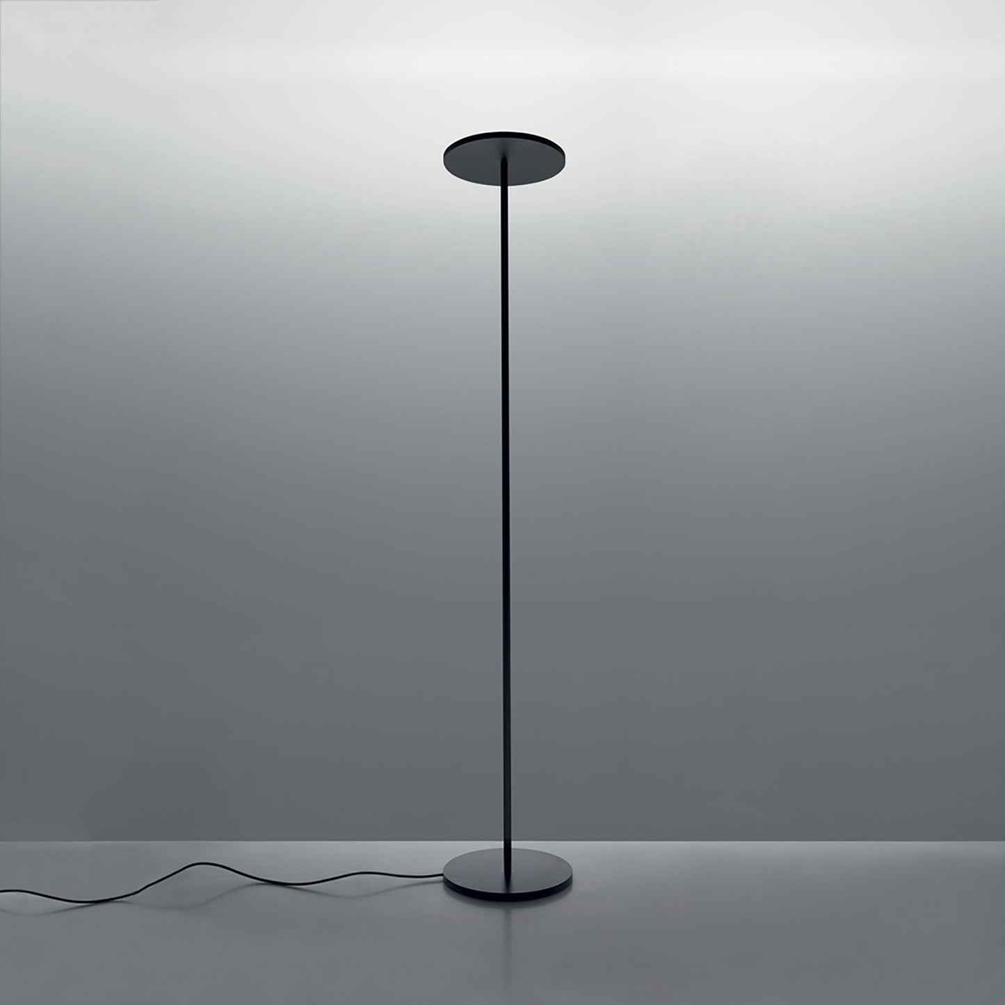 Athena LED Floor Lamp in Black (90CRI/2700K).