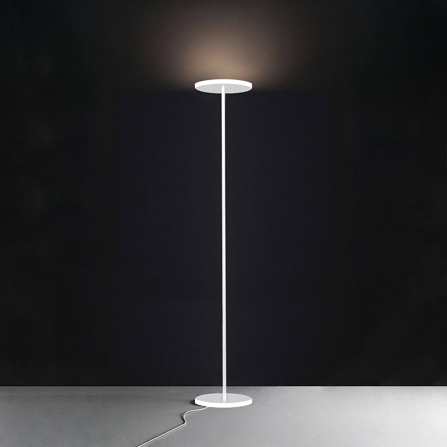 Athena LED Floor Lamp in White (90CRI/2700K).