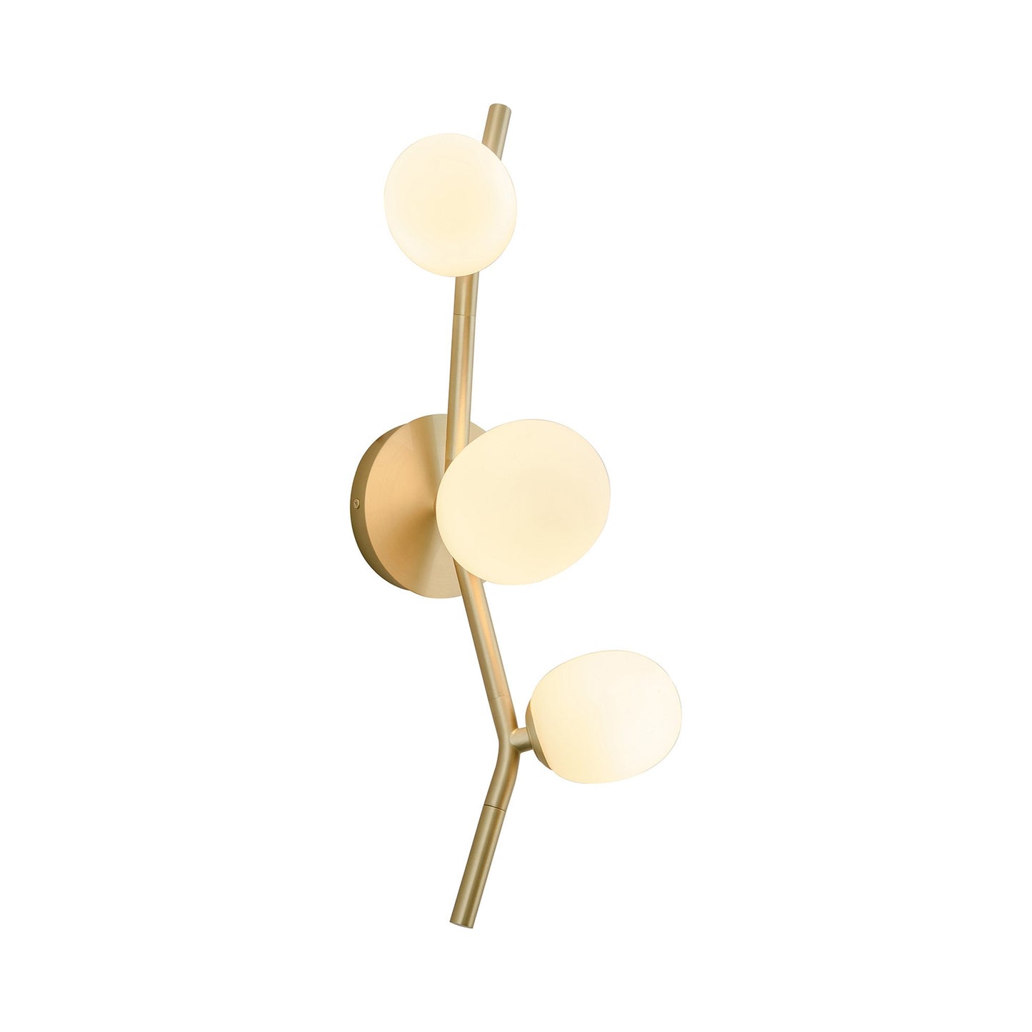 Hampton Multi Light Wall Light in White Glass.