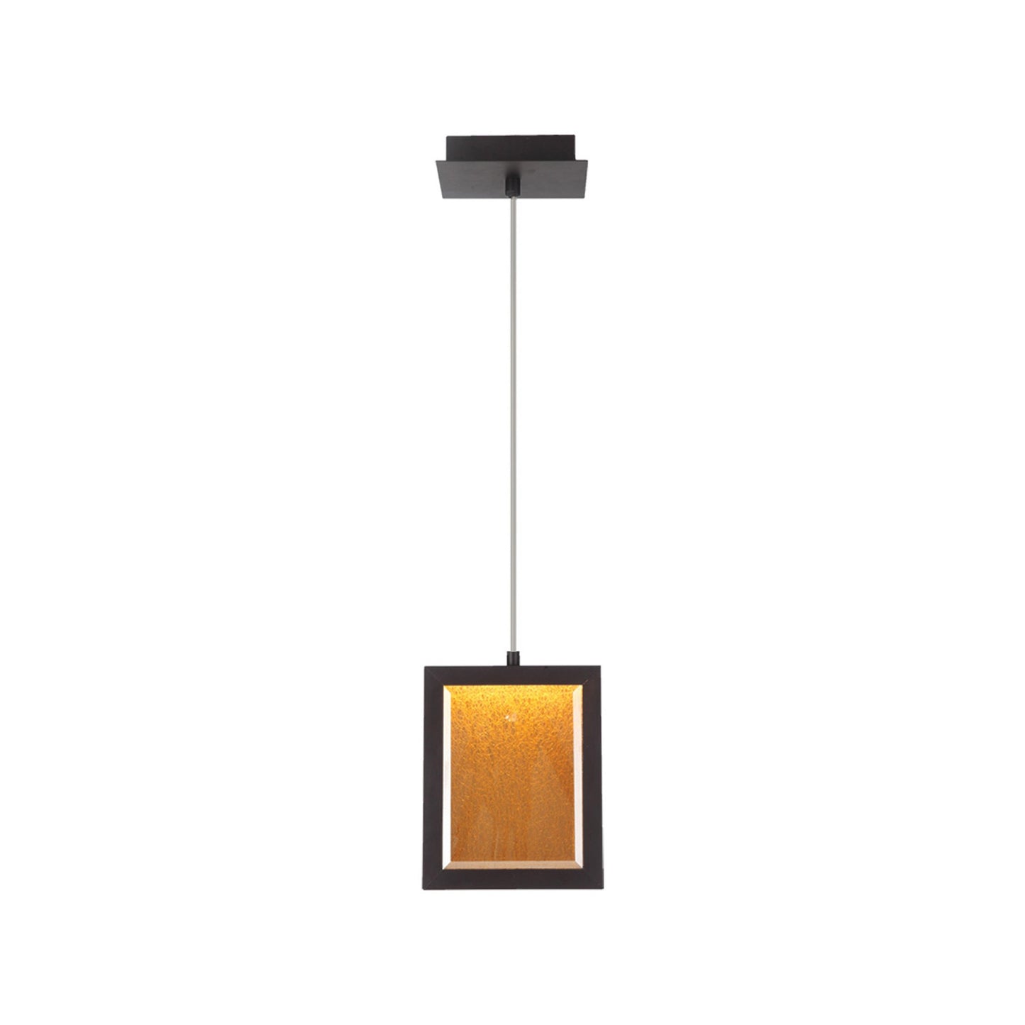 Brentwood LED Pendant Light in Dark Bronze (9.25-Inch).