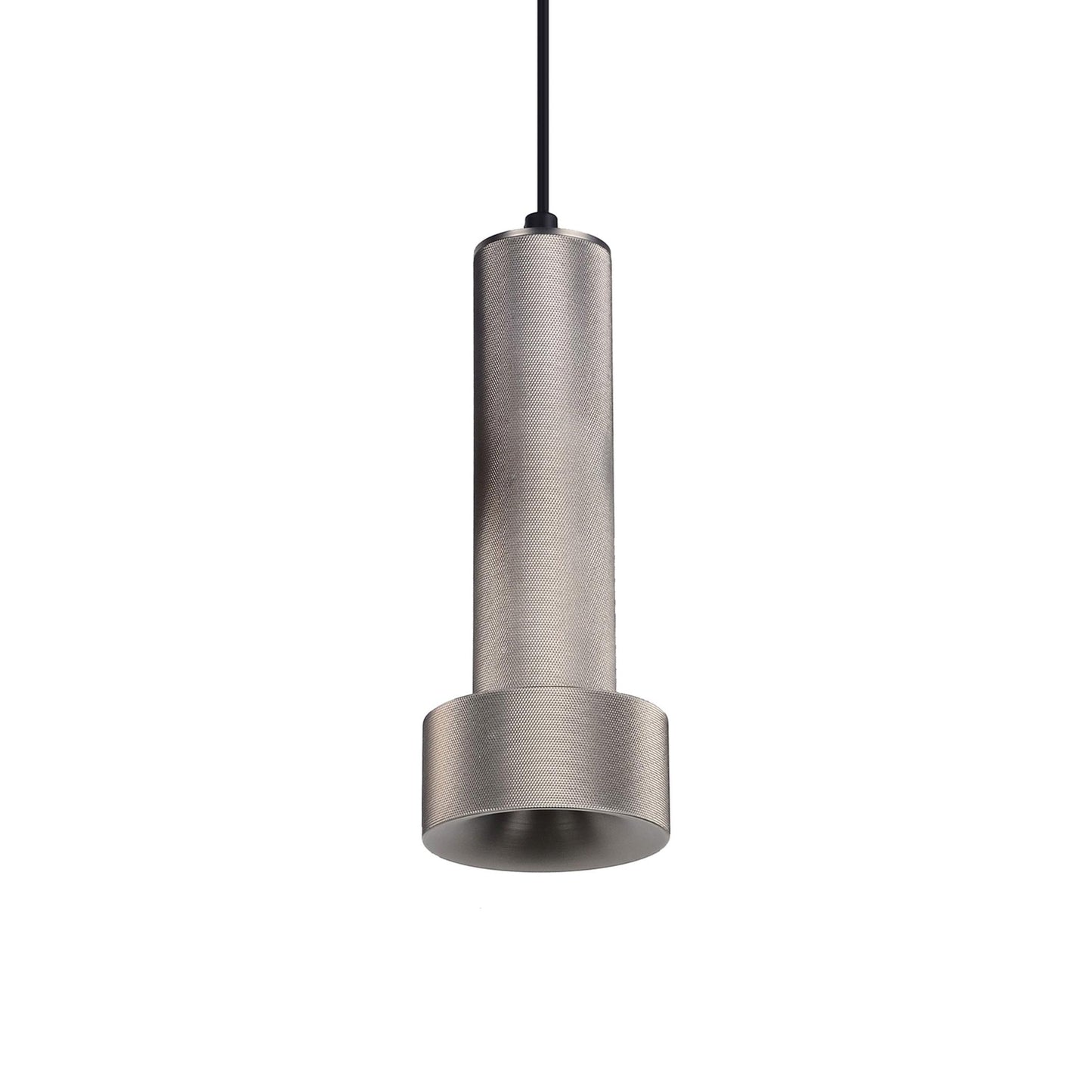 Cicada Knurl Pendant Light in Knurled Light Grey.