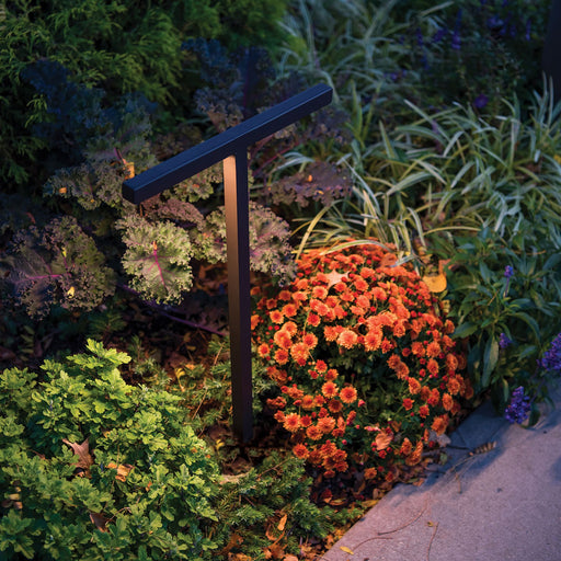 Balance Double LED Path Light in Outdoor Area.
