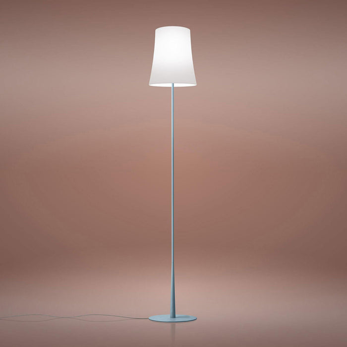 Birdie Easy LED Floor Lamp in Light Blue.
