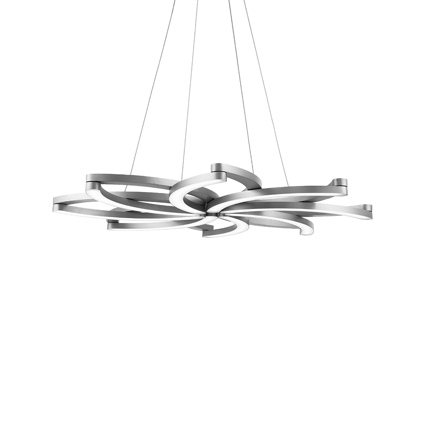 Bloom LED Chandelier in Black.