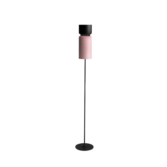 Aspen F17 Floor Lamp in Black/Rose.