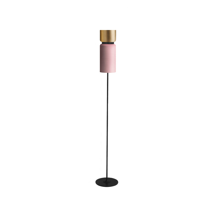 Aspen F17 Floor Lamp in Brass/Rose.