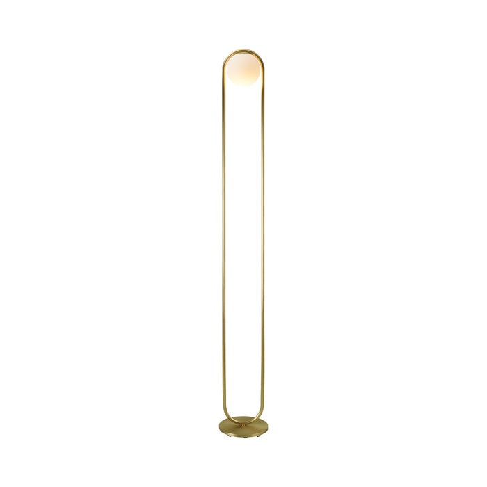 C_Ball F Floor Lamp in Brass.