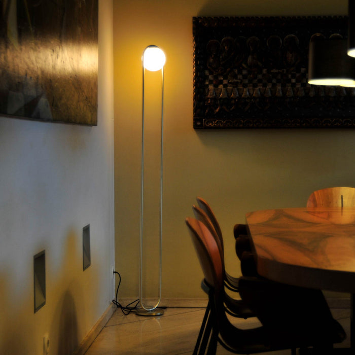 C_Ball F Floor Lamp in dining room.