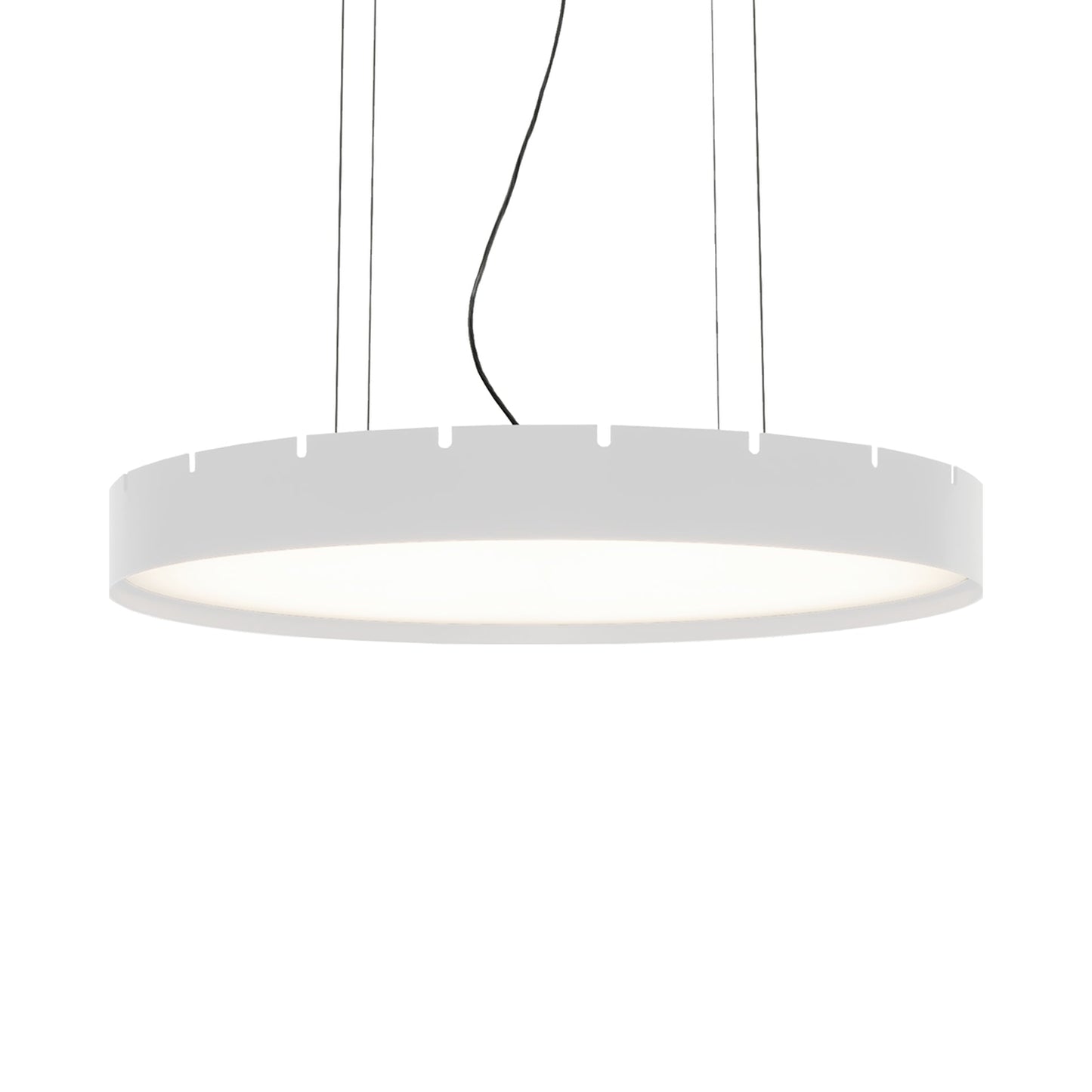 Castle S LED Pendant Light in White.