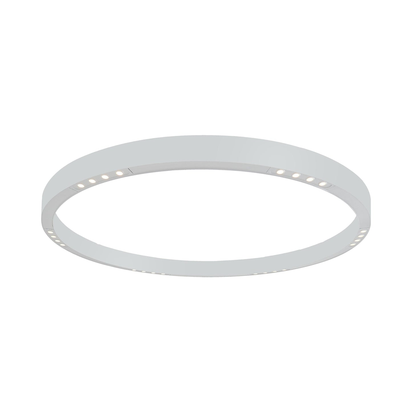 R2 C LED Flush Mount Ceiling Light in White (Large).