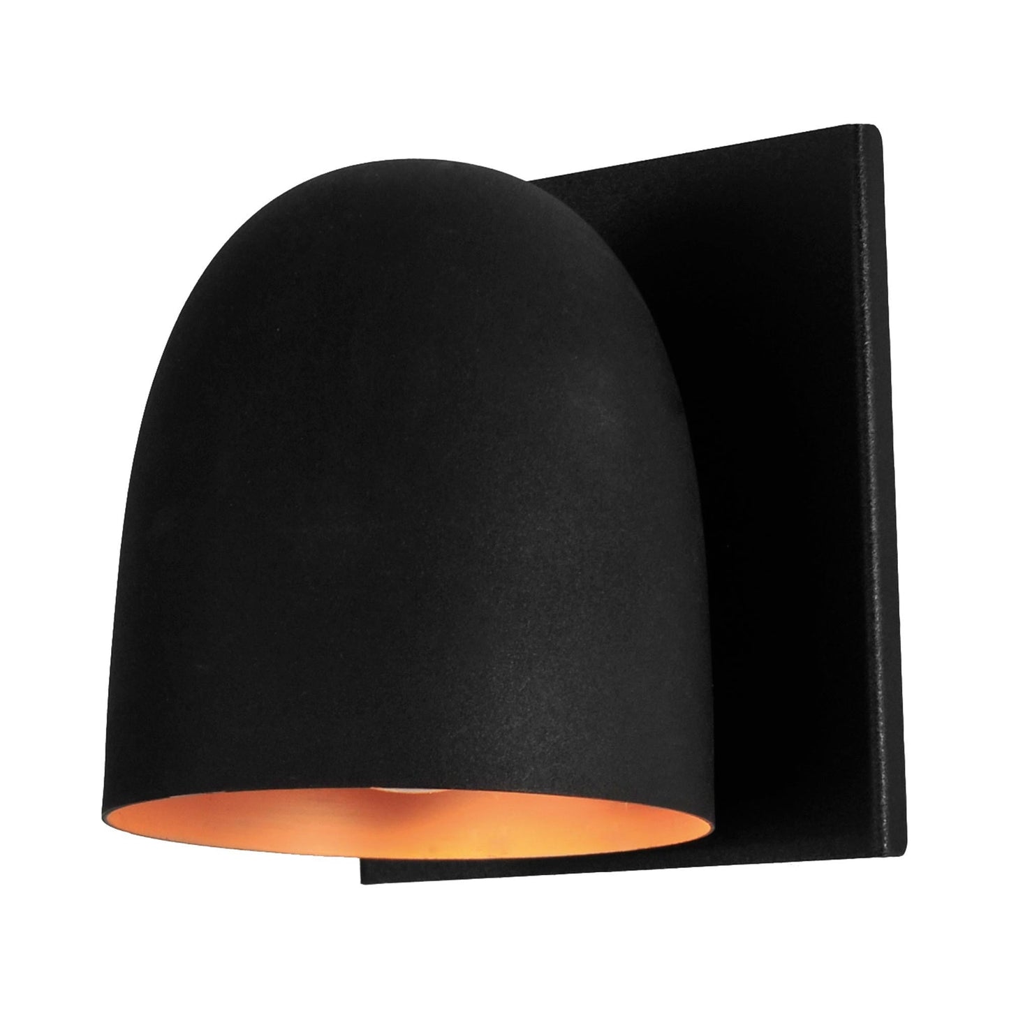 Speers W LED Wall Light in White/Brass.