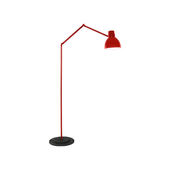 Blux System F Floor Lamp in Red (68-Inch).