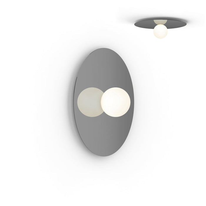 Bola LED Ceiling / Wall Light in Gunmetal (Large).