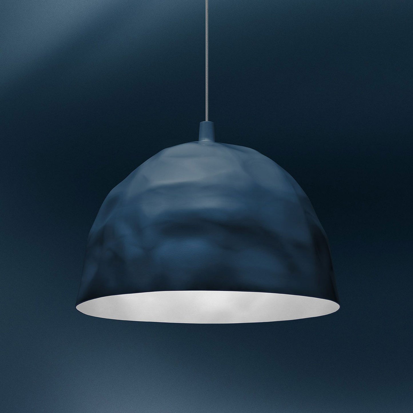 Bump LED Pendant Light in Petroleum.