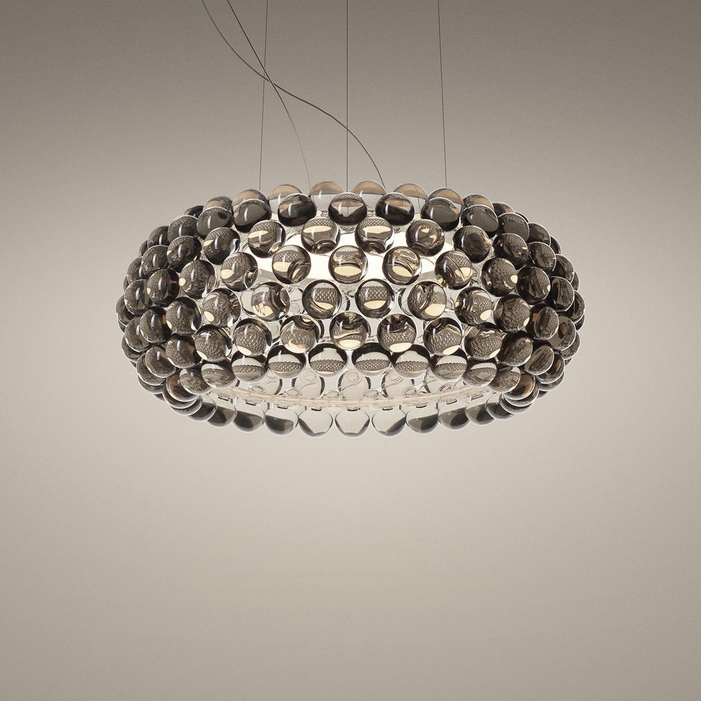 Caboche Plus Pendant Light in Grey/Halogen (Medium).