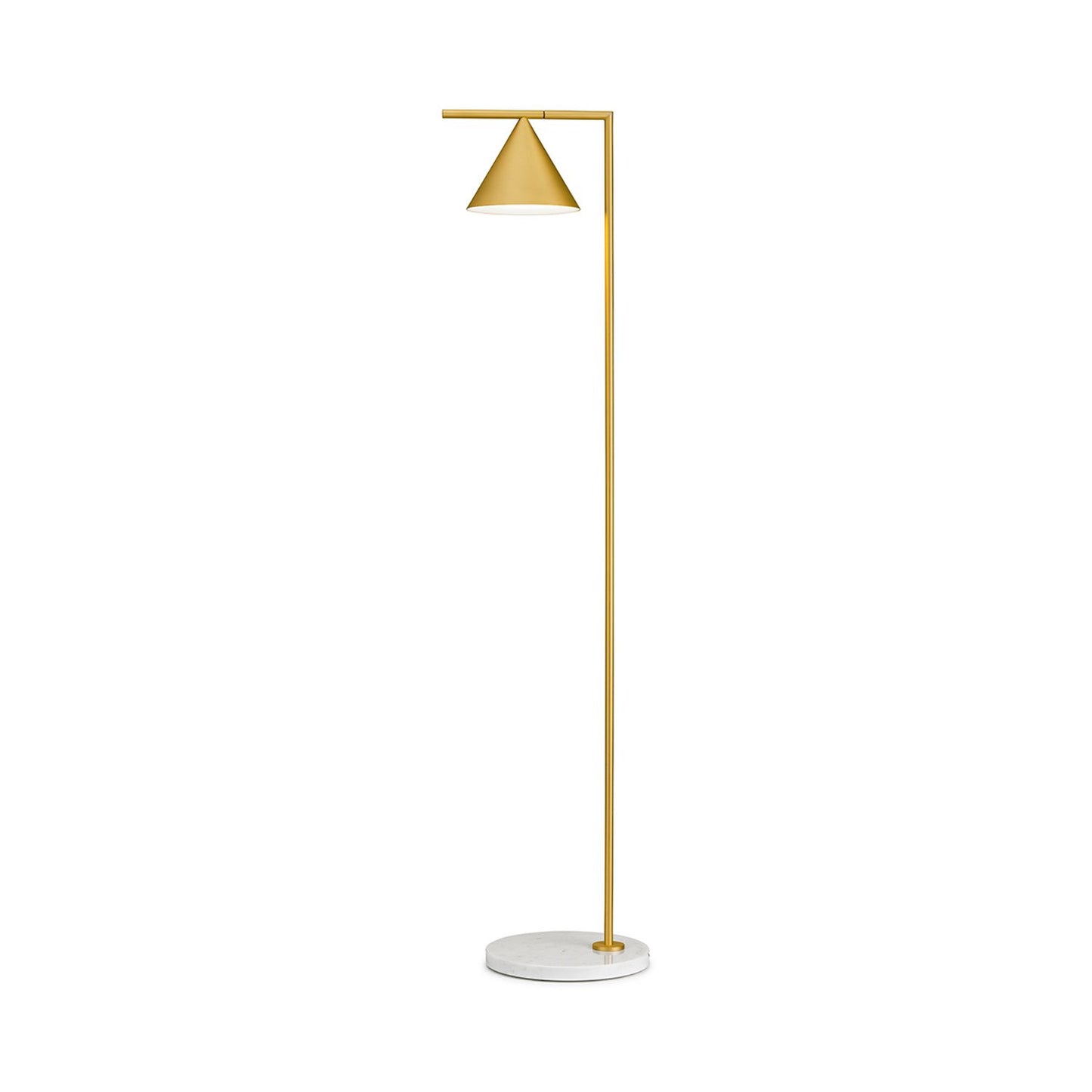 Captain Flint LED Floor Lamp Brass.