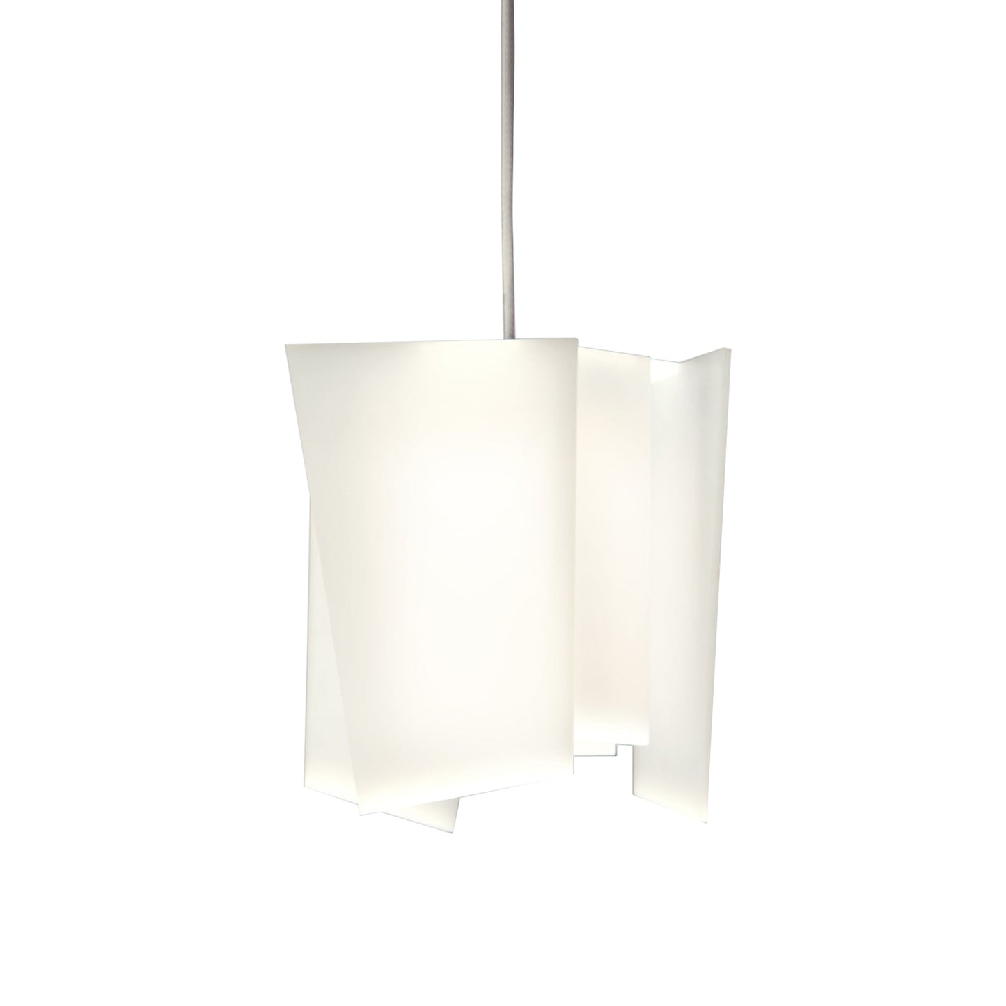 Levis LED Pendant Light in Frosted Polymer (Large).