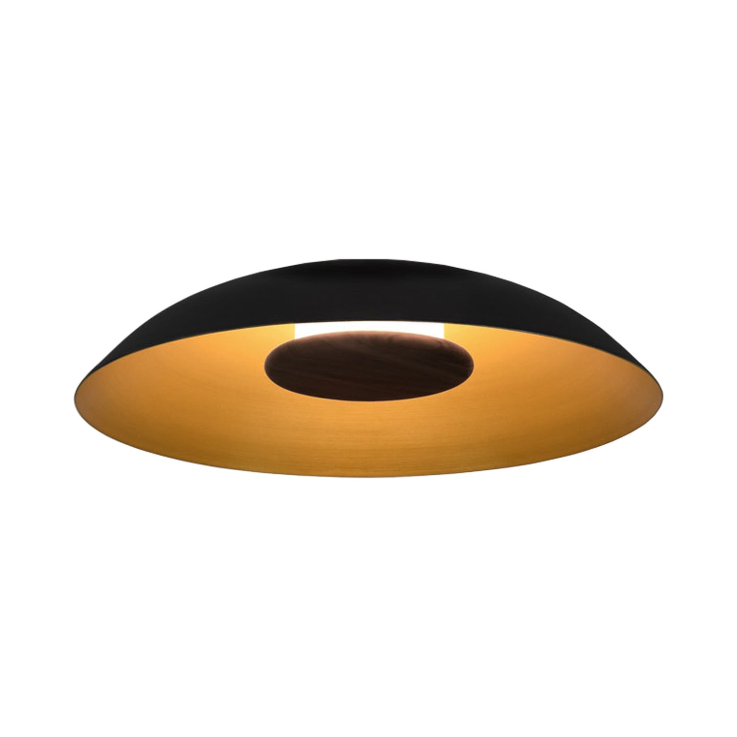 Volo LED Flush Mount Ceiling Light in Noir.