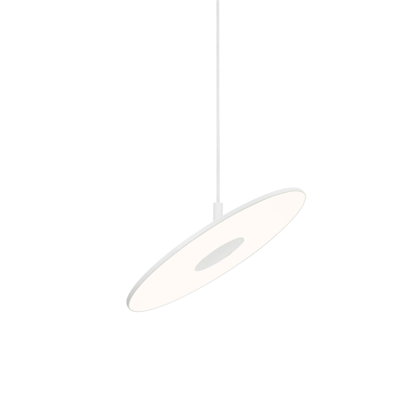 Circa LED Pendant Light in White (Large).