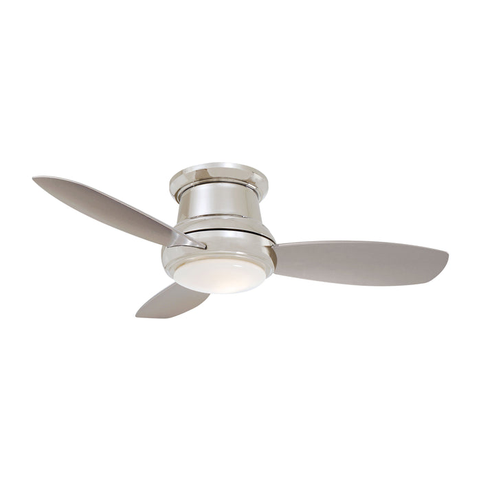 Concept II LED Ceiling Fan in Polished Nickel (Small).