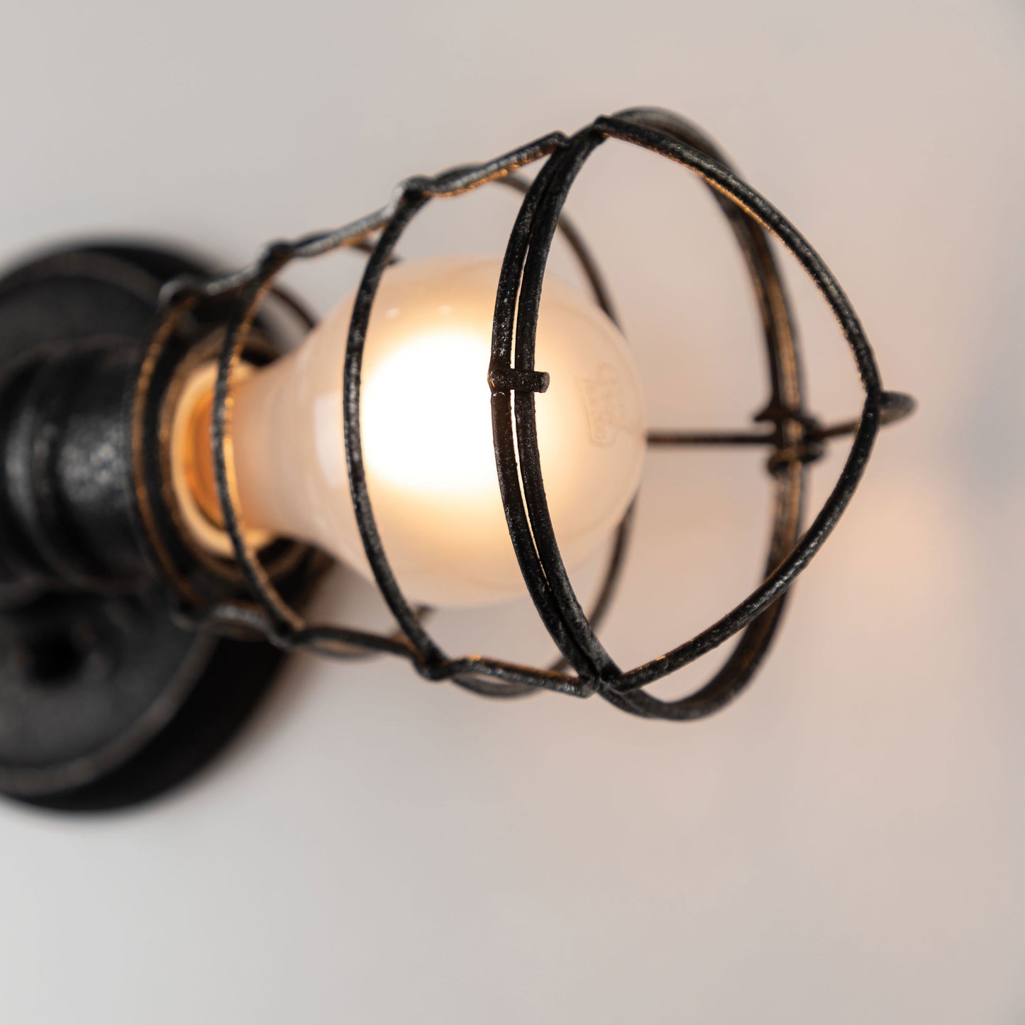 Conduit Double Wall Light in Detail.