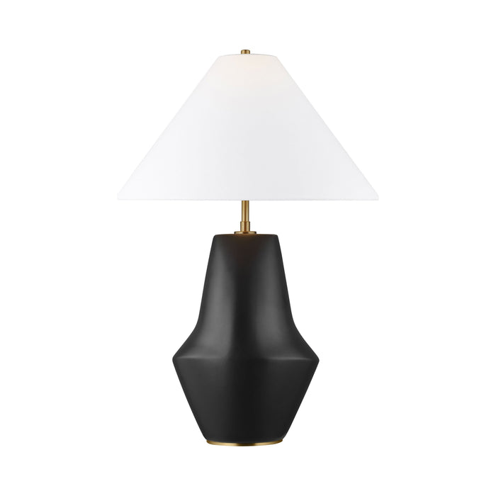 Contour Table Lamp in Coal.