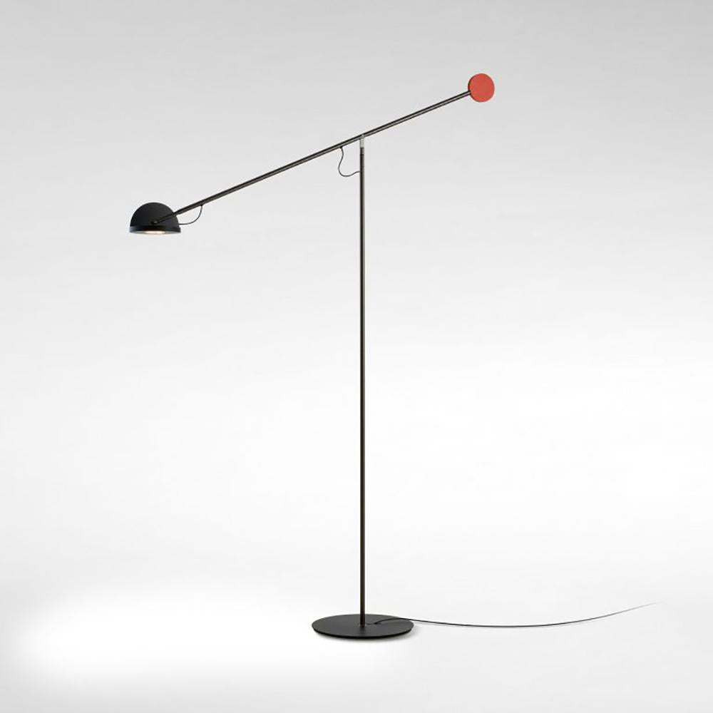 Copernica P LED Floor Lamp in Red.