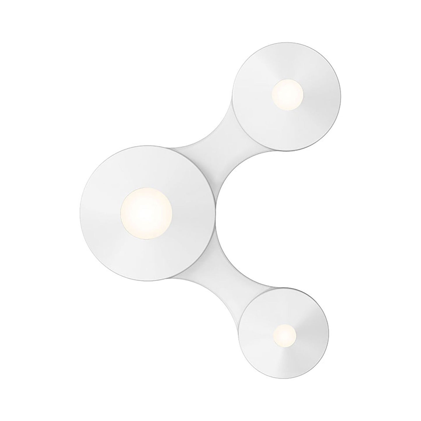 Coral Surface™ LED Flush Mount Ceiling Light in Satin White.