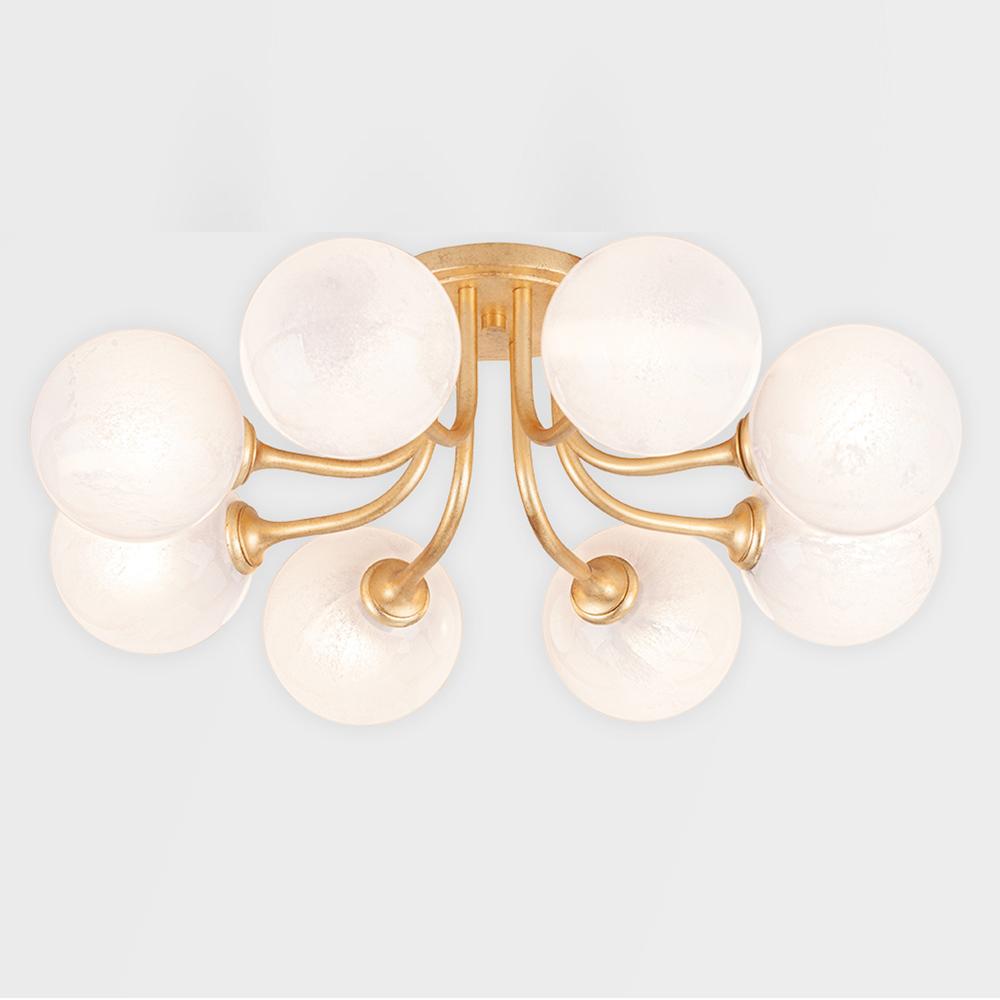 Onyx Semi Flush Mount Ceiling Light in Detail.