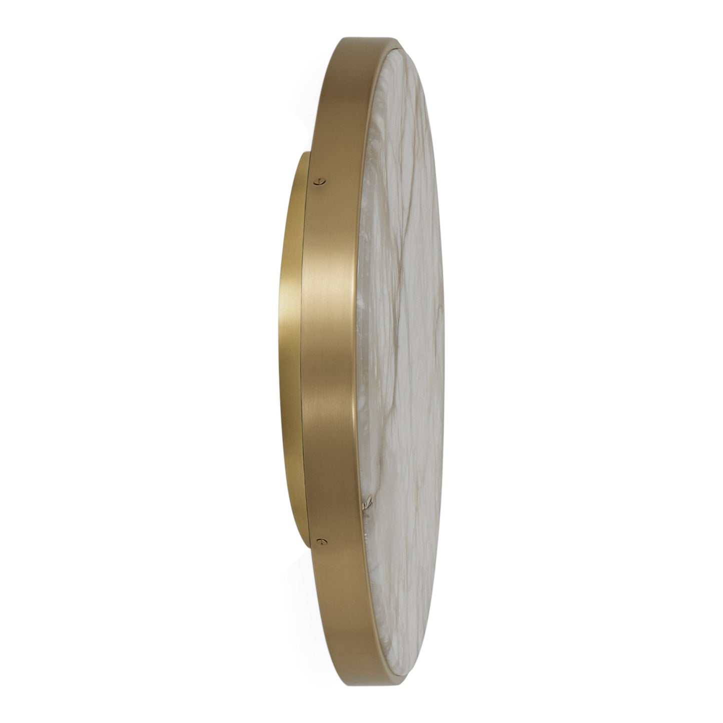 Anvers LED Ceiling / Wall Flush Mount Ceiling Light in Satin Brass (Large/Remote).