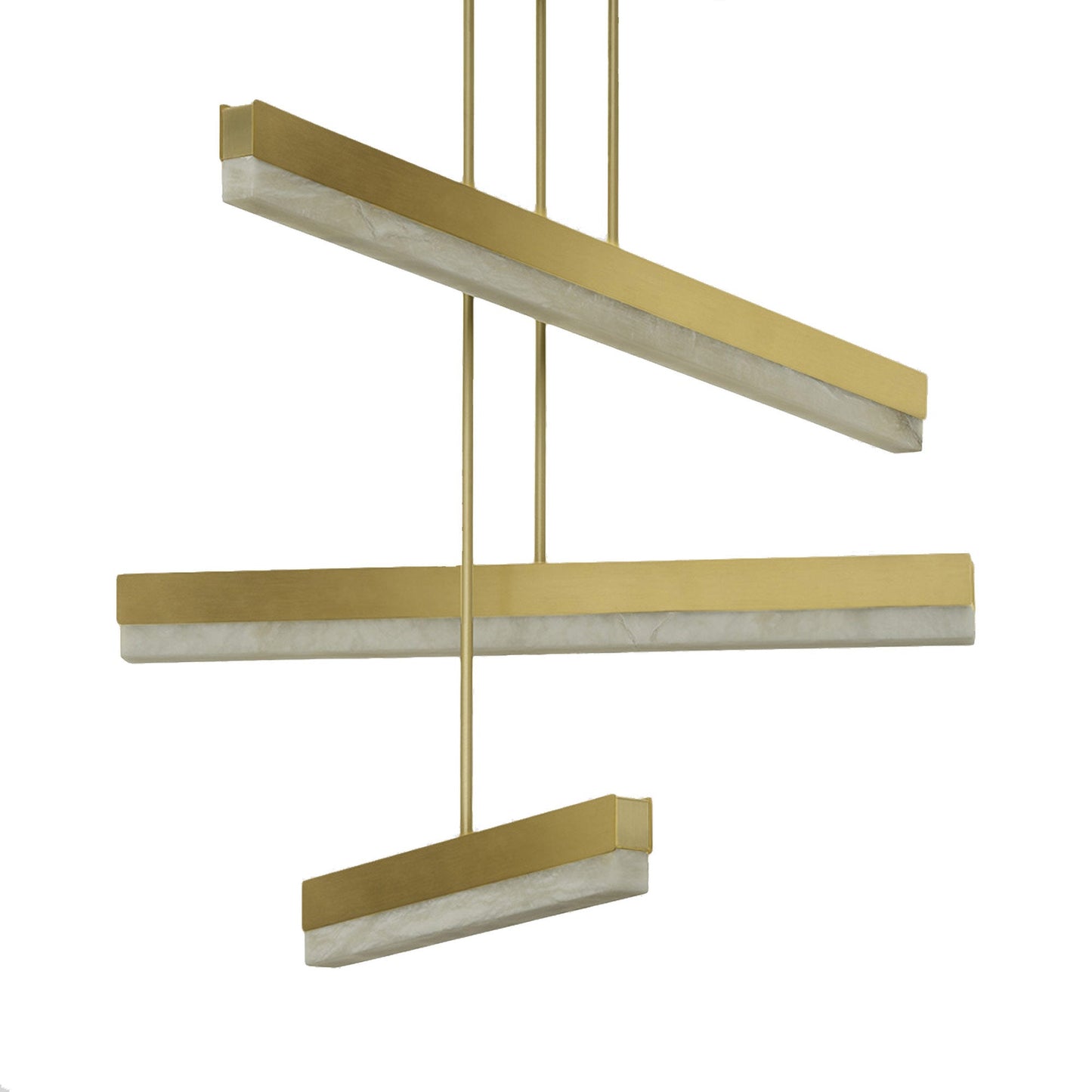 Artes LED Pendant Light in Satin Brass (Large).