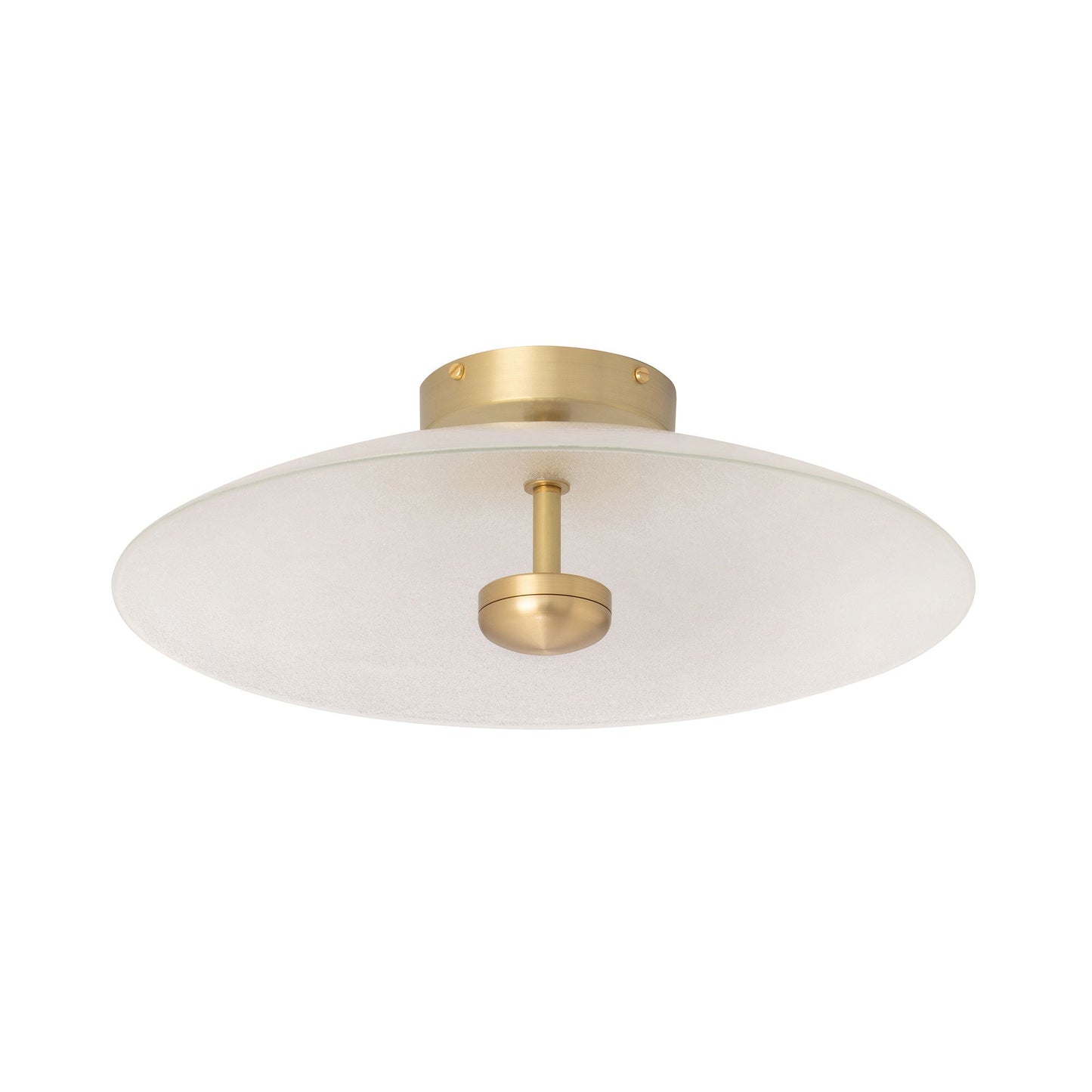Cielo LED Ceiling/Wall Light in Satin Brass (Large).