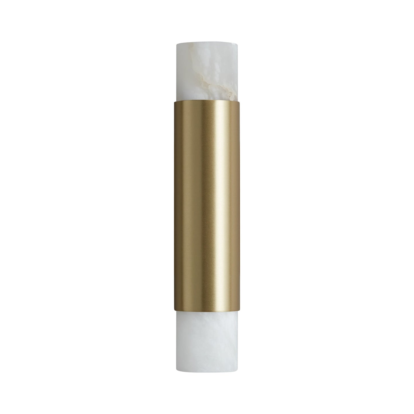 Roma LED Wall Light in Satin Brass (Tall).