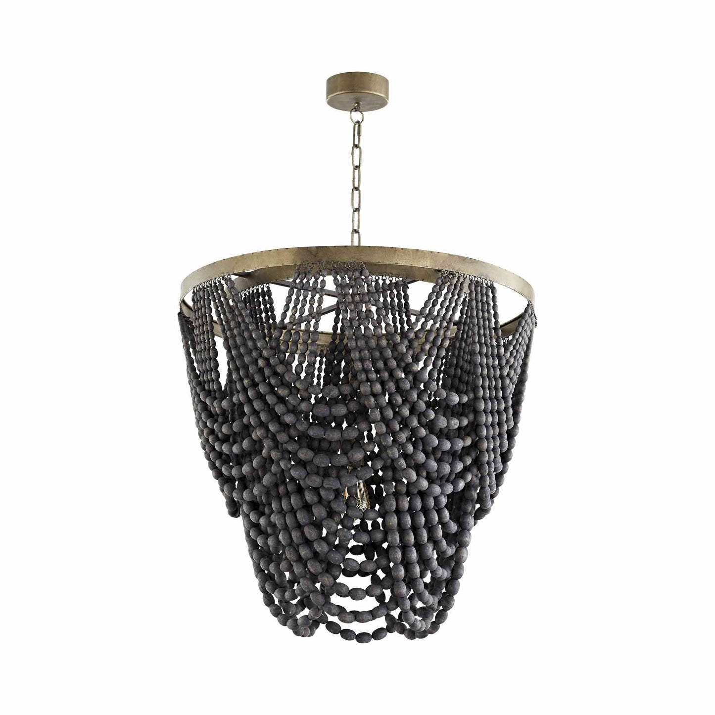 Hammock Pendant Light in Large/Dark Monochromatic.