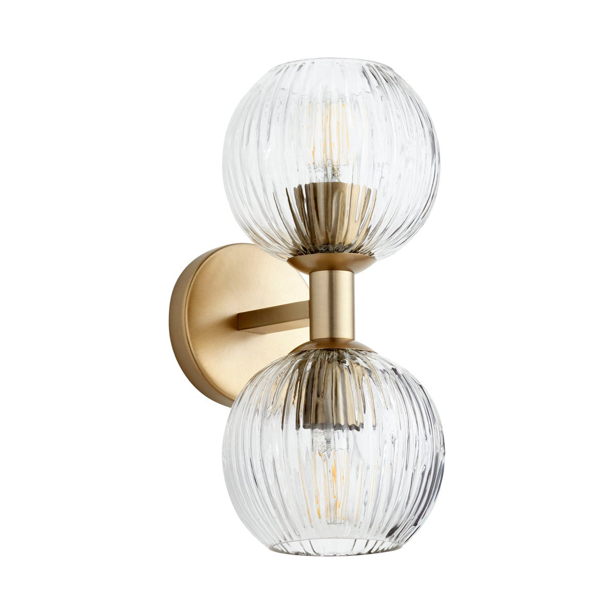 Helios Wall Light Aged Brass.