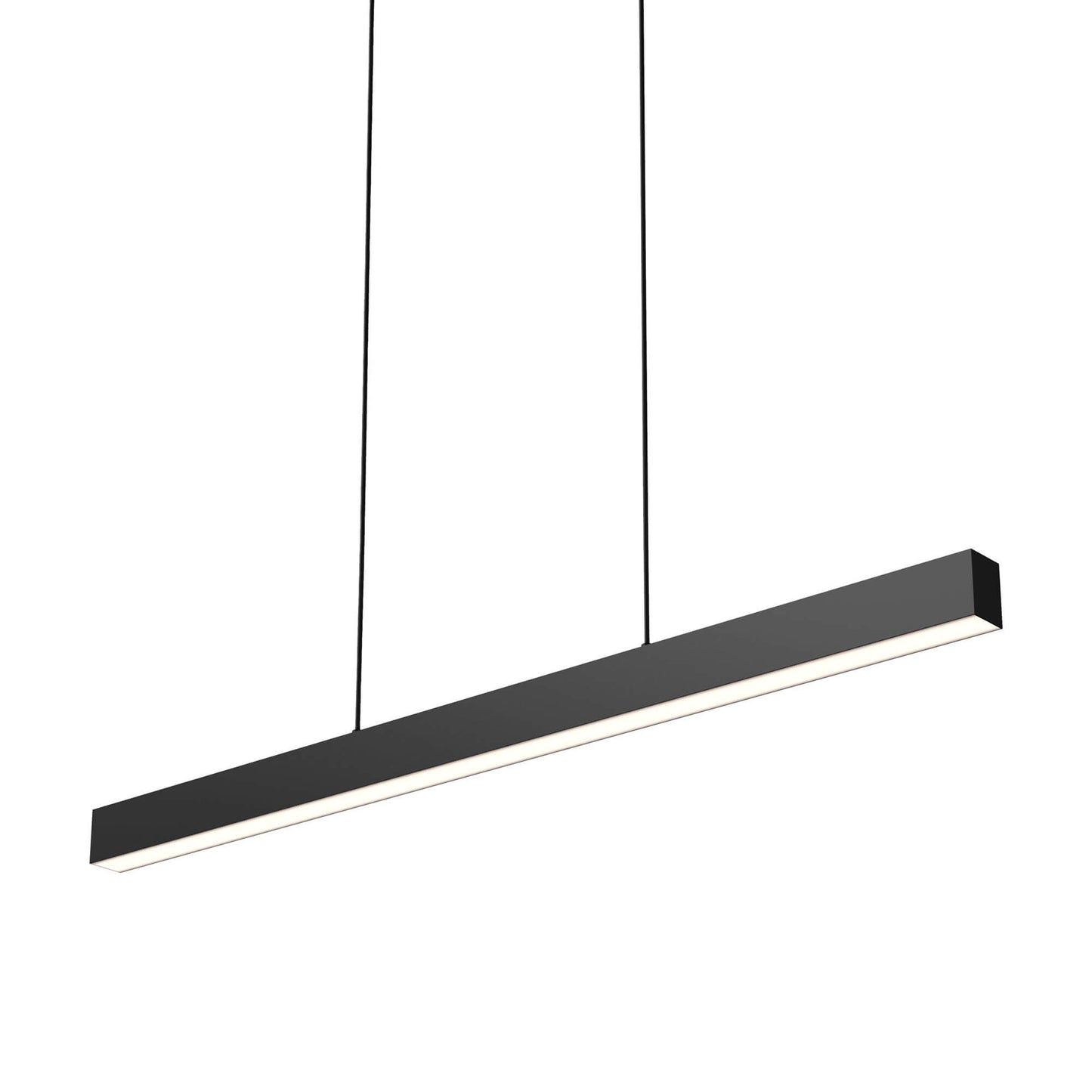 Boulevard LED Linear Pendant Light in Black (Color Changing).