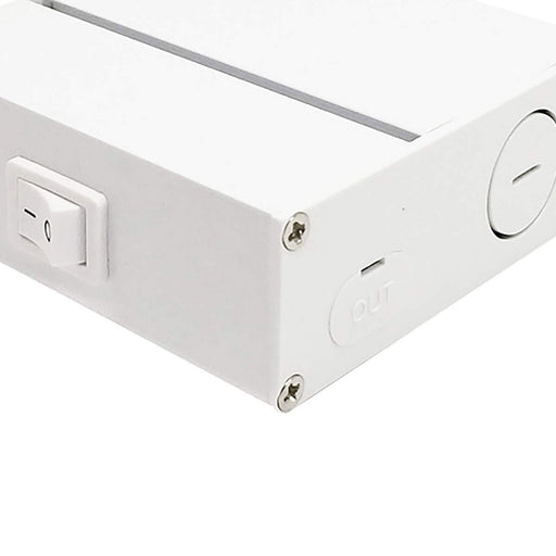 Junction Box For 120V Powerled Linear Undercabinet Lighting and Puck Light in Detail.