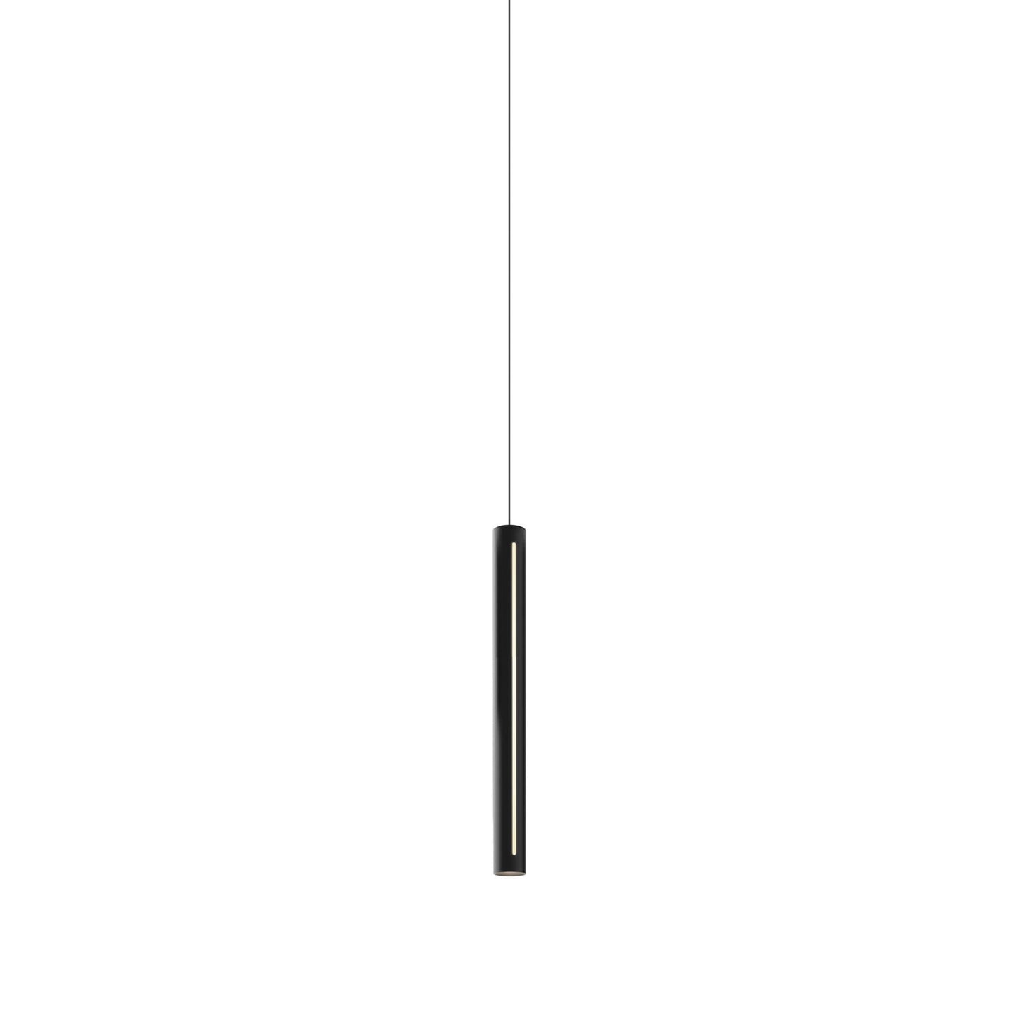 Linea CCT LED Pendant Light in Black (24-Inch).