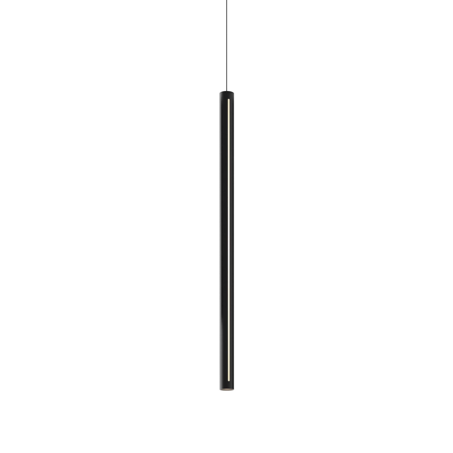 Linea CCT LED Pendant Light in Black (48-Inch).