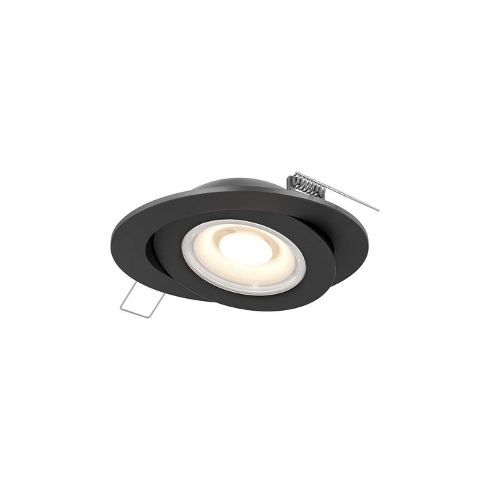 Pivot LED Gimble Recessed Light in Black (Small).