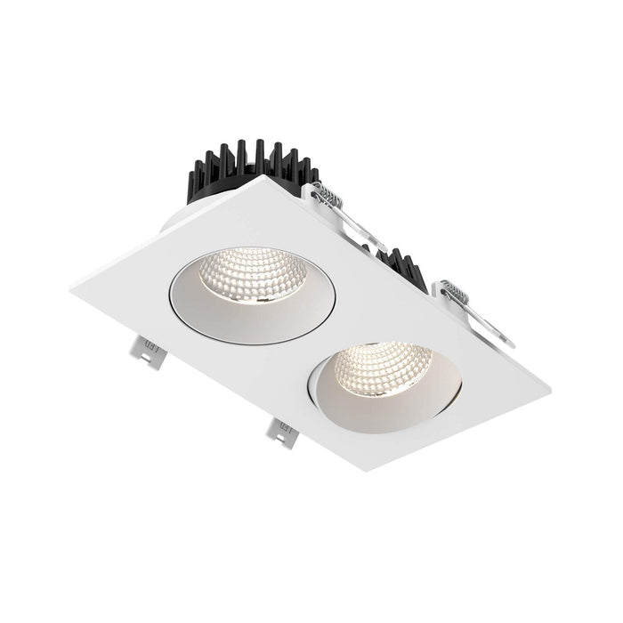 Revolve LED Recessed Down Light in White (2-Light).