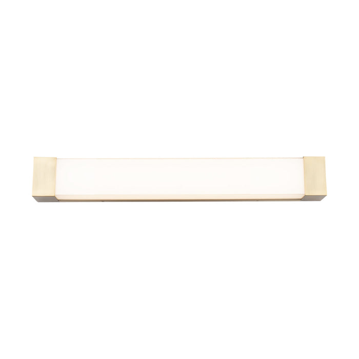 Darcy LED Bath Vanity Light in Aged Brass (Large).