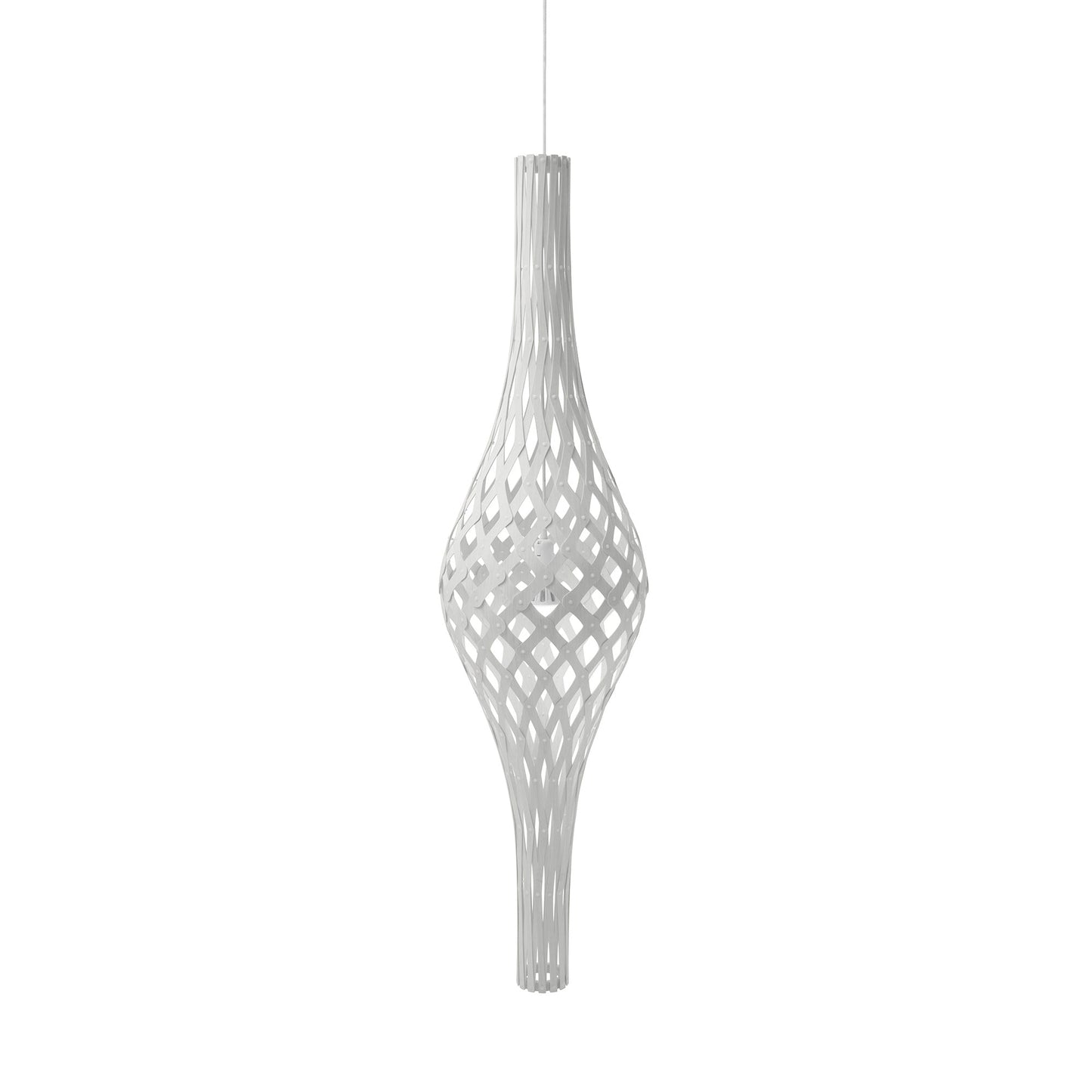 Nikau Full Pendant Light in White/White.